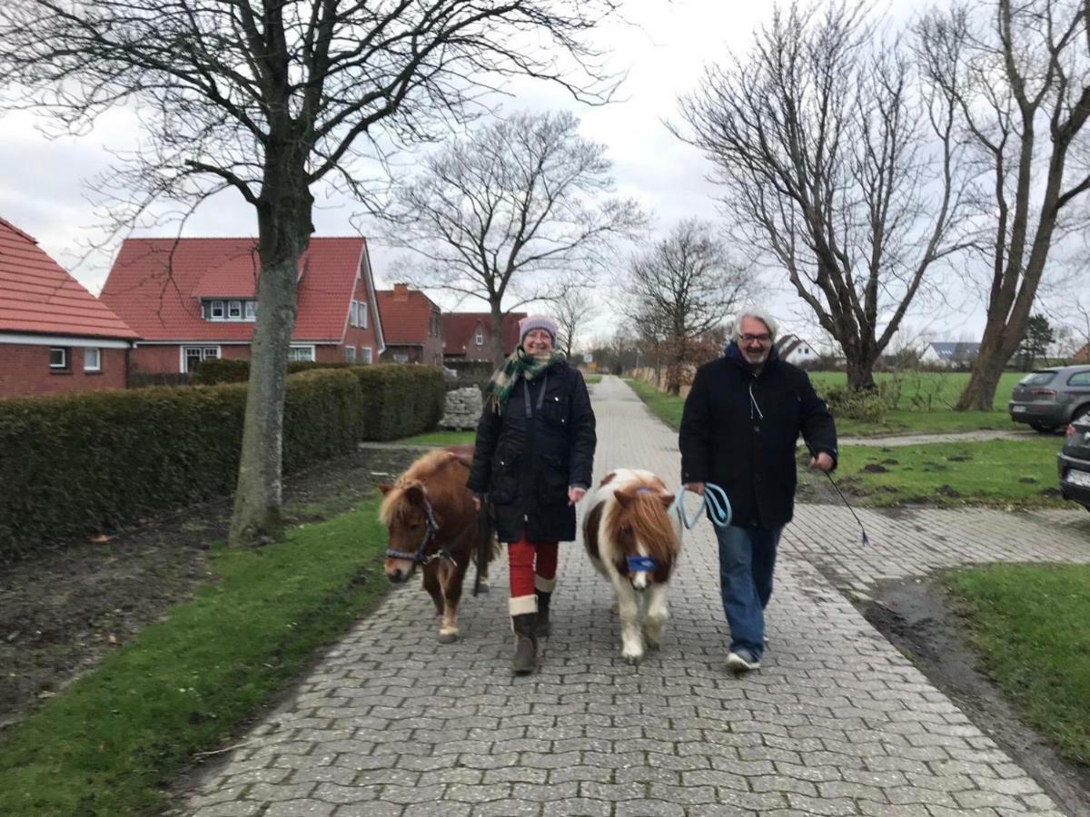 Ferienwohnung Minsener Warft Schillig Exterior foto